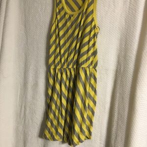 Yellow mini dress